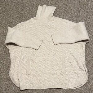 J.Jill Cream Marled Turtleneck Sweater 3X